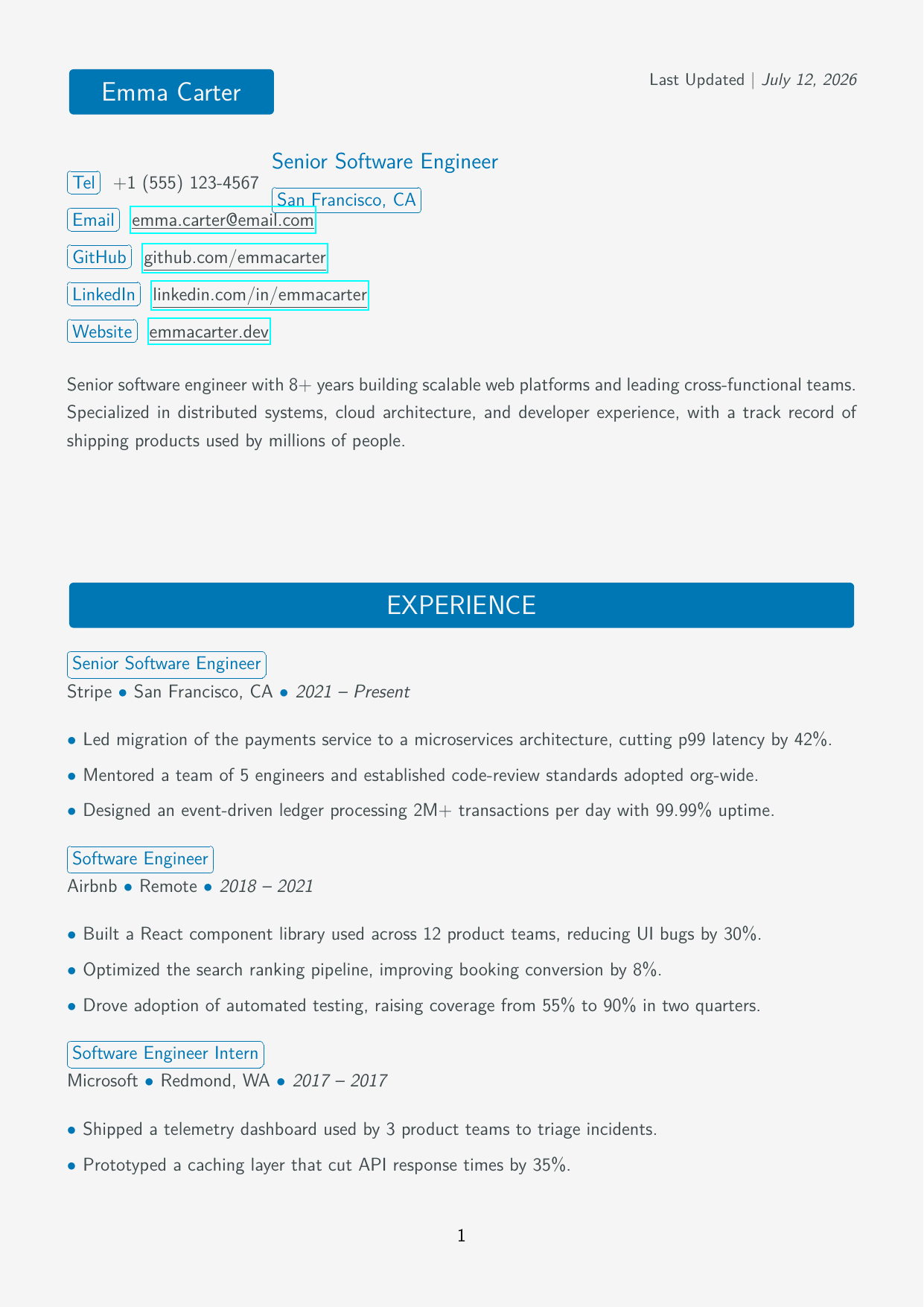 Physician Assistant resume template
