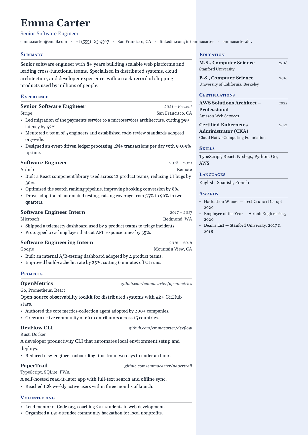 Case Digest resume template