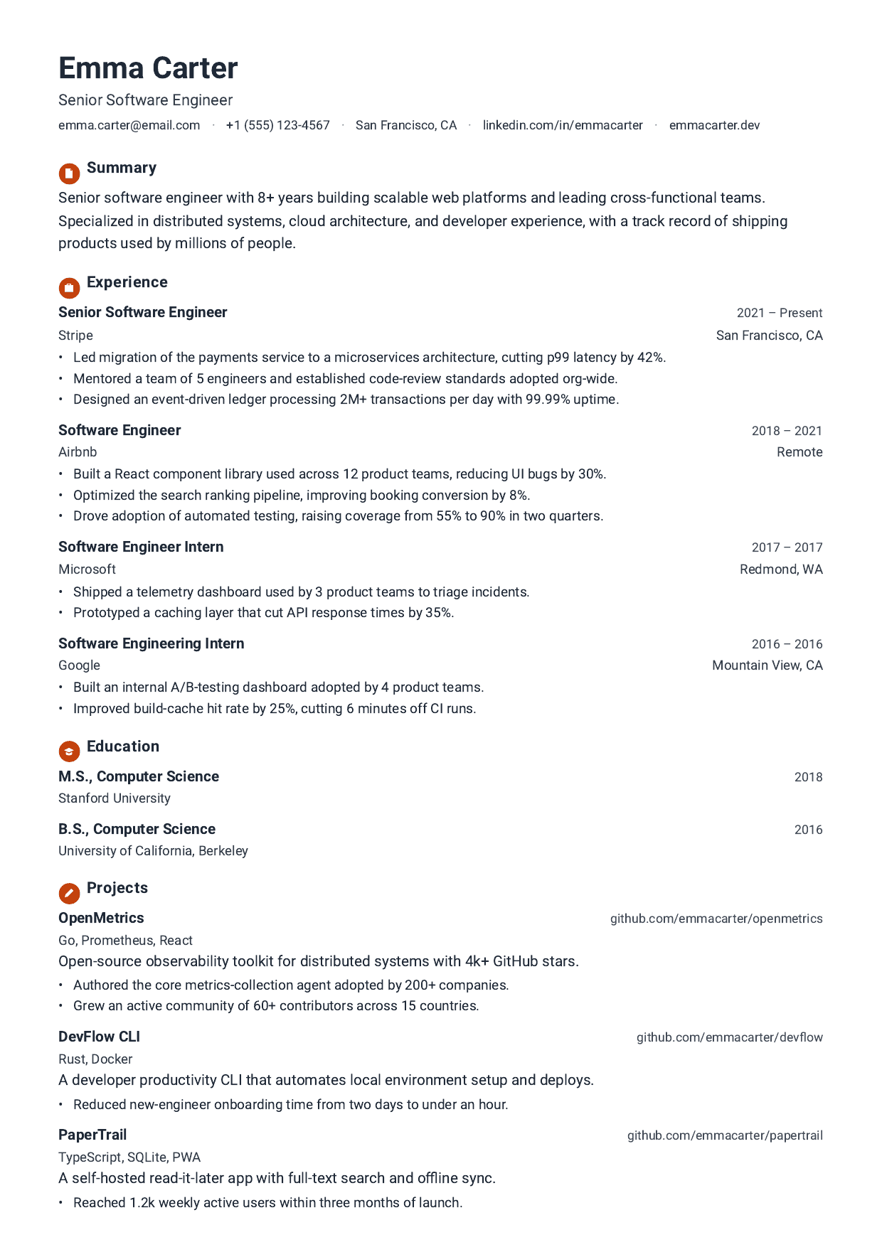 Greeter resume template