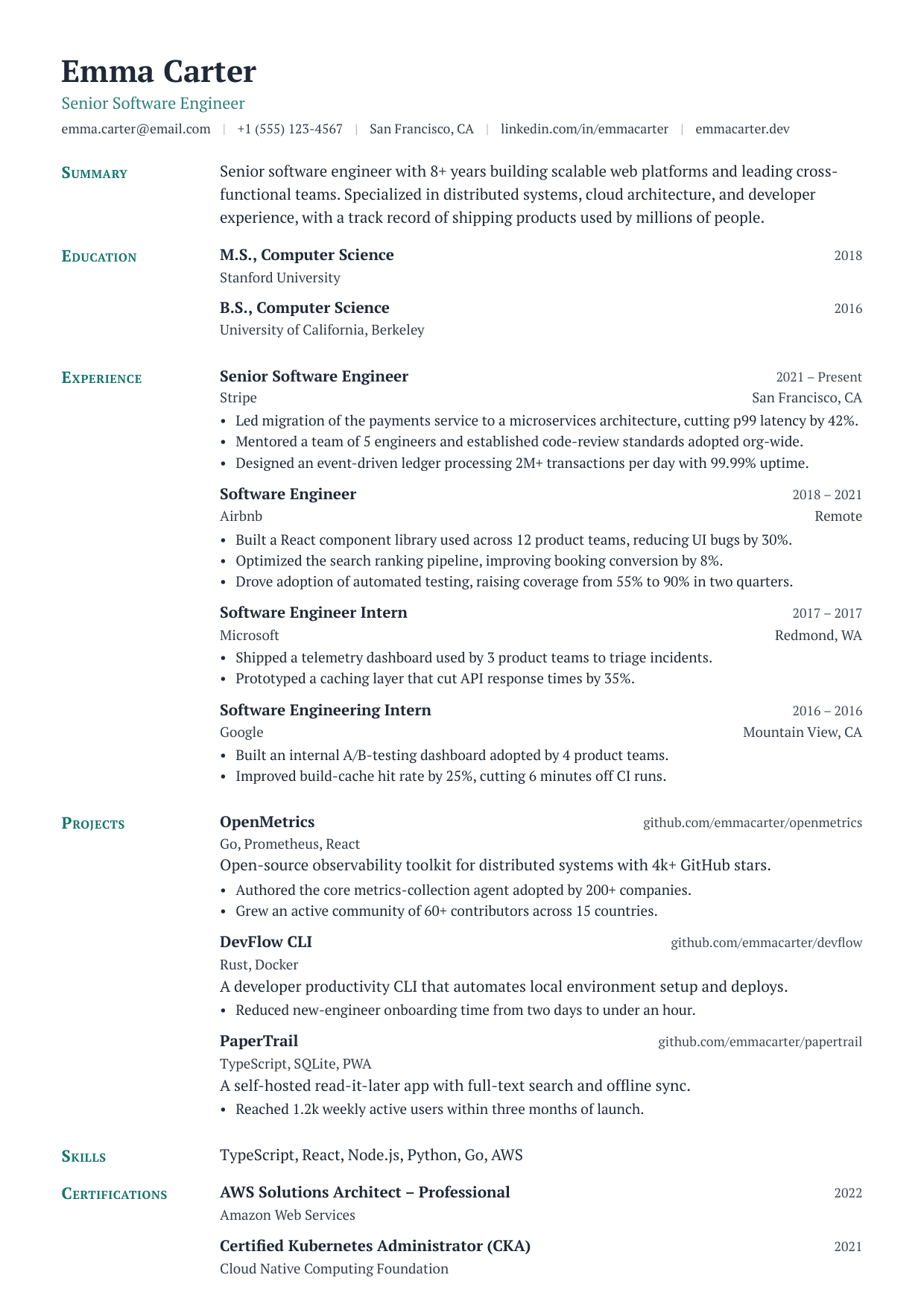 Lab Notebook resume template