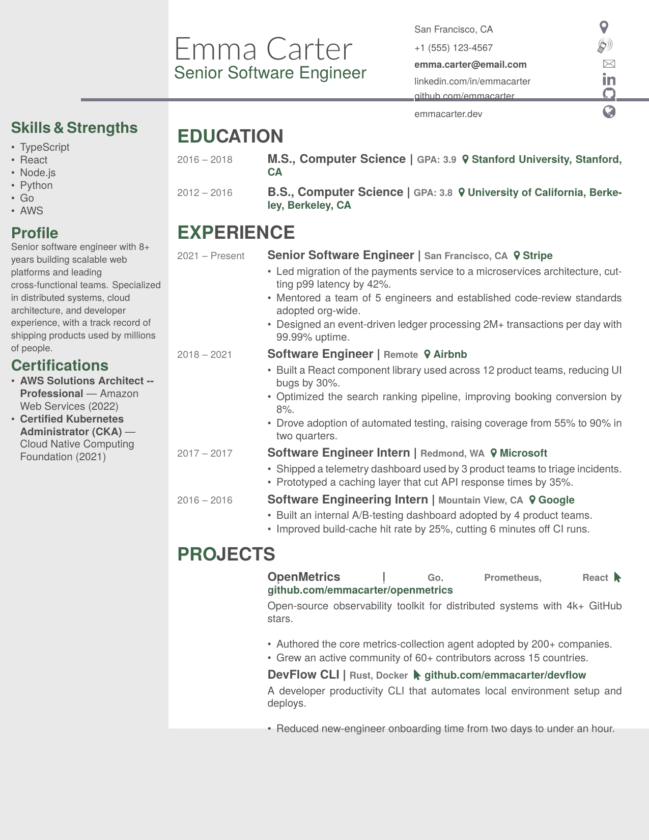 Logistics Specialist resume template