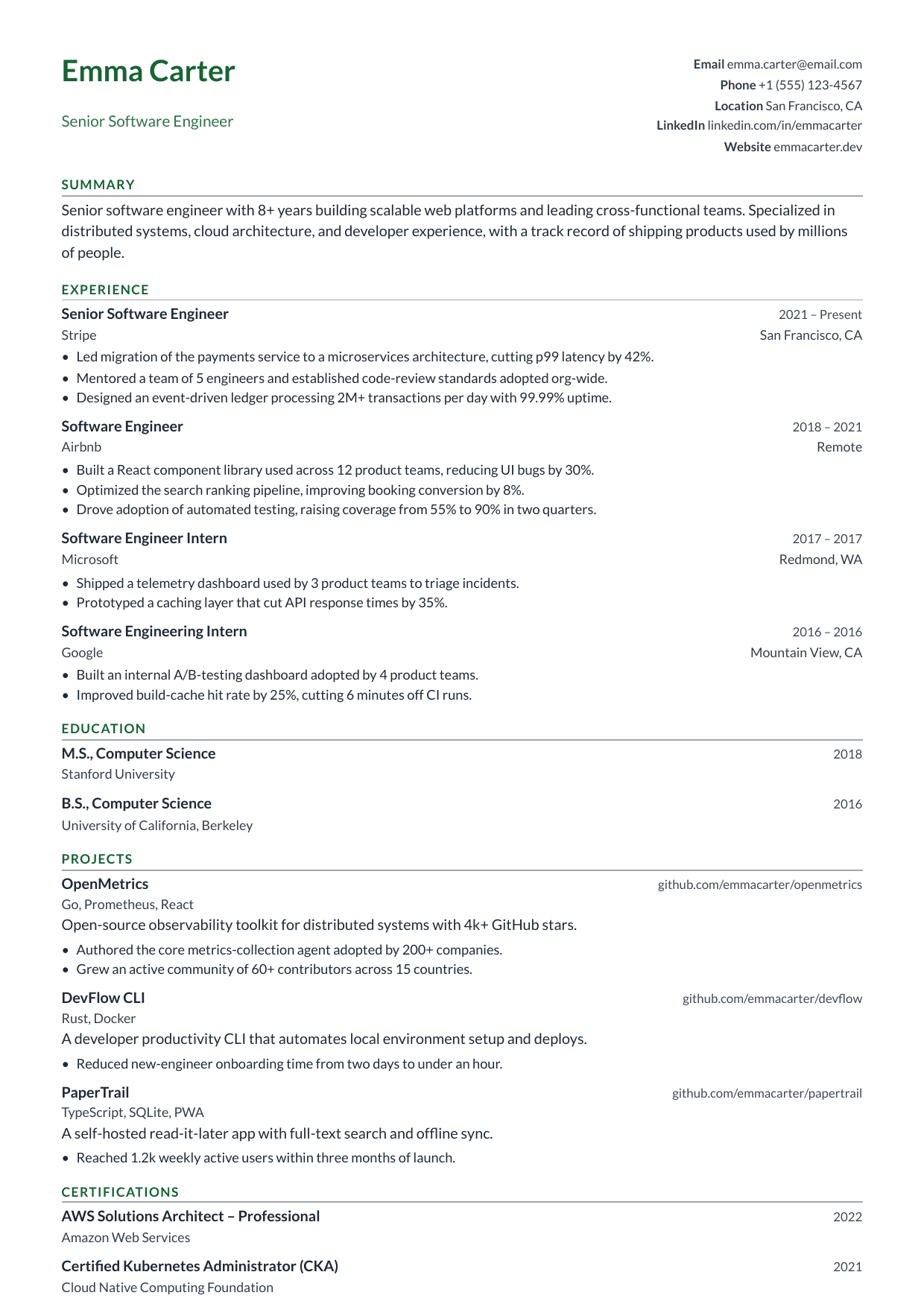 Payroll Line resume template