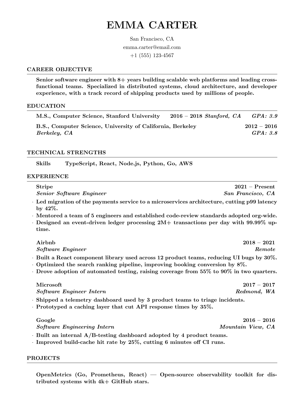 IT Support Specialist resume template