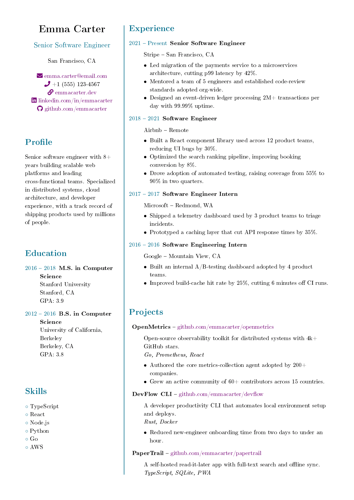 Medical Assistant resume template