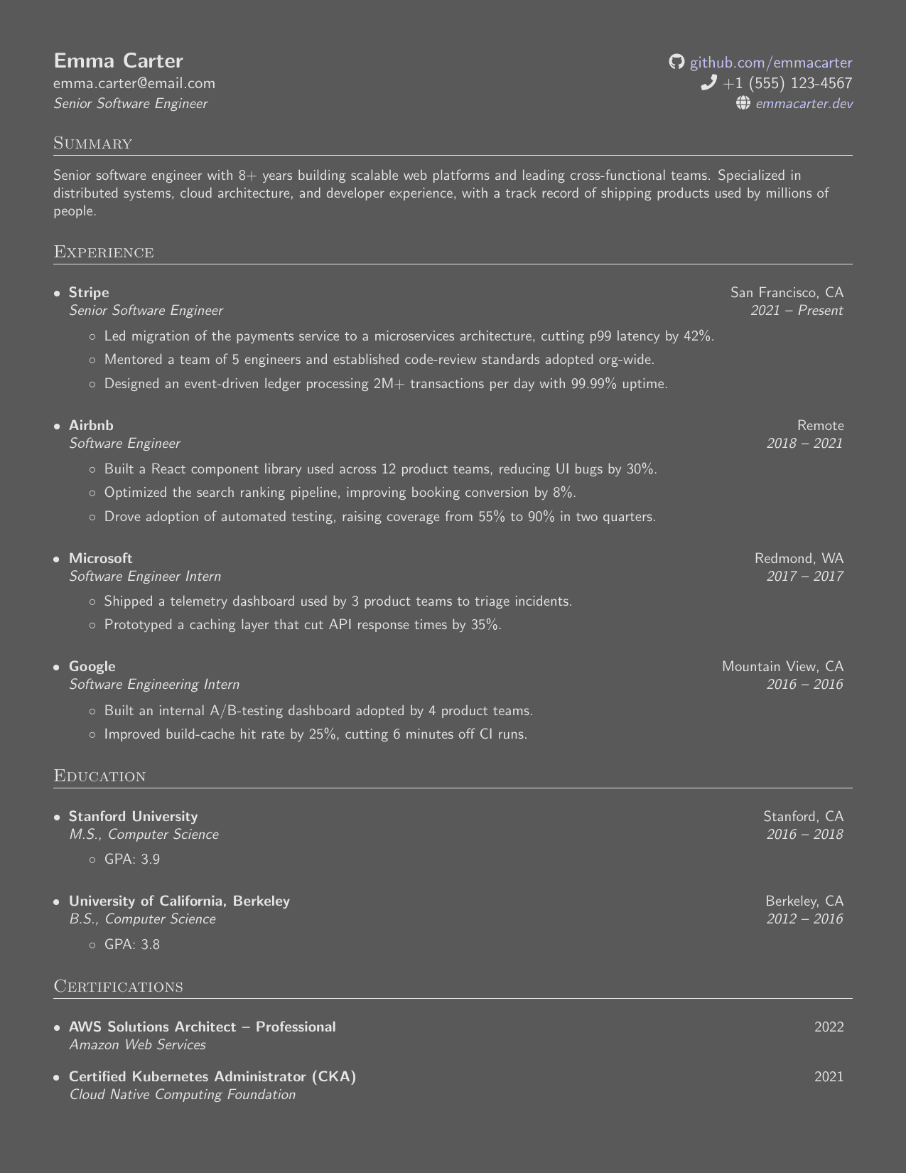 Account Executive resume template